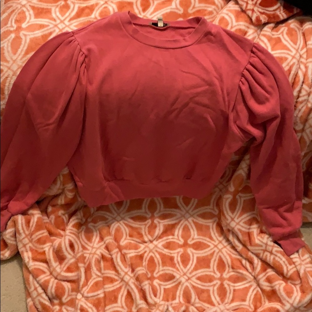 Express one eleven balloon sleeve sweater